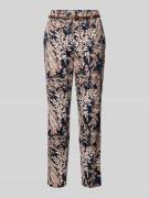 Christian Berg Woman Slim Fit Stoffhose mit Gürtel in Dunkelblau, Größ...