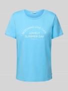 Tom Tailor Denim Regular Fit T-Shirt aus reiner Baumwolle in Hellblau,...