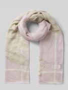 Marc O'Polo Schal mit Baumwolle und kurzen Fransen in Flieder, Größe 1