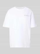 Marc O'Polo Denim Loose Fit T-Shirt aus reiner Baumwolle in Weiss, Grö...