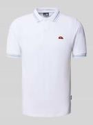 Ellesse Regular Fit Poloshirt mit Logo-Badge Modell 'ROOKS' in Weiss, ...