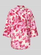 MSCH Copenhagen Regular Fit Bluse mit 3/4-Arm Modell 'Edrina' in Pink,...