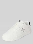 Calvin Klein Jeans Sneaker mit Label-Details in Weiss, Größe 42