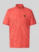 PME Legend Poloshirt mit Label-Detail in Pink, Größe L