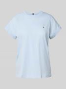 Tommy Hilfiger Regular Fit T-Shirt aus reiner Baumwolle in Hellblau, G...