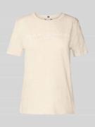 Tommy Hilfiger Regular Fit T-Shirt aus reiner Baumwolle in Sand, Größe...