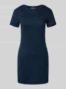 Tommy Hilfiger Tailliertes Minikleid aus reiner Baumwolle in Marine, G...
