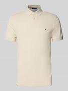 Tommy Hilfiger Regular Fit Poloshirt aus Baumwoll-Elasthan-Mix in Offw...