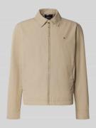 Tommy Hilfiger Regular Fit Blouson mit Umlegekragen in Beige, Größe XX...