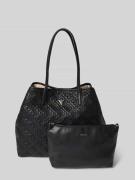 Guess Tote Bag in Leder-Optik Modell 'Adelasia' in Black, Größe 1
