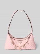 Guess Handtasche mit Steppnähten Modell 'EVERLEE' in Rose, Größe 1