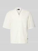 Review X MATW Freizeithemd mit Reverskragen in Offwhite, Größe M