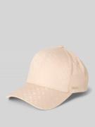 BOSS Basecap mit monochromer Musterung in Beige, Größe 1
