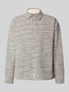 BLKVIS Relaxed Fit Hemdjacke mit aufgesetzten Taschen in Offwhite, Grö...