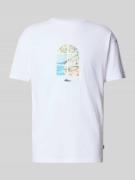 BLKVIS T-Shirt mit Motiv-Print Modell 'PAESAGGIO' in Weiss, Größe L