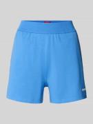 HUGO Pyjama-Shorts mit elastischem Bund in Blau, Größe XL