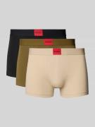 HUGO Trunks mit elastischem Bund im 3er-Pack in Blau, Größe L