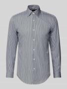 BOSS Slim Fit Freizeithemd aus reiner Baumwolle in Marine, Größe 42