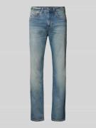 Pepe Jeans Regular Fit Straight Fit Jeans aus Baumwoll-Mix Modell 'CAS...