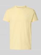 Pepe Jeans Slim Fit T-Shirt aus Baumwoll-Mix in Gelb, Größe L