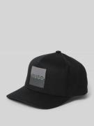 HUGO Basecap mit Label-Print Modell 'Marsel' in Black, Größe 1