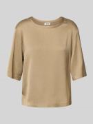 Drykorn Blusenshirt mit 3/4-Ärmel Modell 'DIEDRA' in Camel, Größe 38