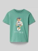 Polo Ralph Lauren Teens T-Shirt mit Label-Print in Gruen, Größe L