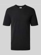 Drykorn T-Shirt mit geripptem Rundhalsausschnitt Modell 'RAPHAEL' in B...