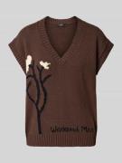Weekend Max Mara Strickpullover mit Kappärmeln Modell 'CRUSCA' in Dunk...