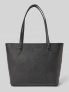 Lauren Ralph Lauren Shopper aus Leder mit Label-Applikation Modell 'KA...
