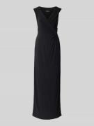 Lauren Ralph Lauren Abendkleid mit V-Ausschnitt Modell 'LEONIDAS' in B...