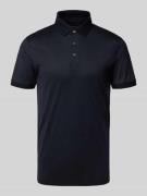 Emporio Armani Regular Fit Poloshirt mit Label-Print in Marine, Größe ...