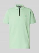 Lerros Regular Fit Poloshirt mit Logo-Detail in Mint, Größe L