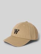 Wood Wood Basecap mit Logo-Stitching Modell 'Eli' in Beige, Größe 1