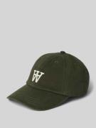 Wood Wood Basecap mit Logo-Stitching Modell 'Eli' in Beige, Größe 1