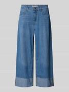 MAC Cropped Jeans mit weitem Bein Modell 'NEVADA' in Dunkelblau, Größe...
