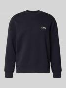 Emporio Armani Sweatshirt mit Label-Stitching in Marine, Größe L