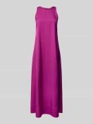 Marc O'Polo Fließendes Maxikleid aus Naia™-Twill in Fuchsia, Größe 44