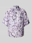 Windsor Blusenshirt aus Viskose-Seiden-Mix in Flieder, Größe 40