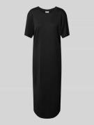 Jake*s Casual T-Shirt-Kleid mit Rundhalsausschnitt in Black, Größe L