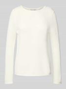 Marc O'Polo Regular Fit Strickpullover aus reiner Baumwolle in Offwhit...