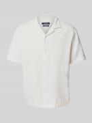 MCNEAL Tailored Fit Freizeithemd aus Baumwoll-Mix mit Leinen-Anteil in...