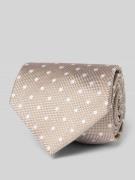 JOOP! Collection Seidenkrawatte mit Strukturmuster in Beige, Größe 1