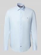 Tommy Hilfiger Regular Fit Businesshemd aus Twill in Bleu, Größe 39