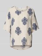 ZABAIONE T-Shirt mit Rundhalsausschnitt Modell 'Ka44iraa' in Beige, Gr...
