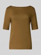 Christian Berg Woman T-Shirt mit Rundhalsausschnitt und 1/2-Arm in Kha...