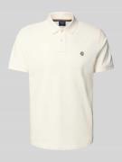 MCNEAL Poloshirt mit Label-Stitching in Ecru, Größe L