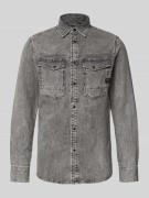 G-Star Raw Slim Fit Jeanshemd mit Brusttaschen Modell 'Dakota' in Mitt...