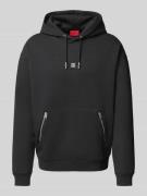 HUGO Hoodie aus Baumwoll-Mix mit Logo-Applikation Modell 'Dargenhood' ...