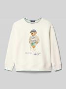 Polo Ralph Lauren Kids Sweatshirt mit Rundhalsausschnitt und Label-Pri...